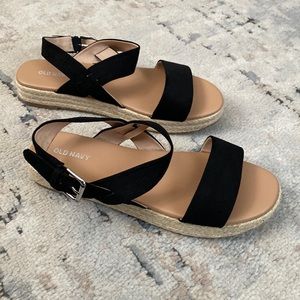 Old Navy Espadrille Sandal Size 7 1/2, New Never Worn